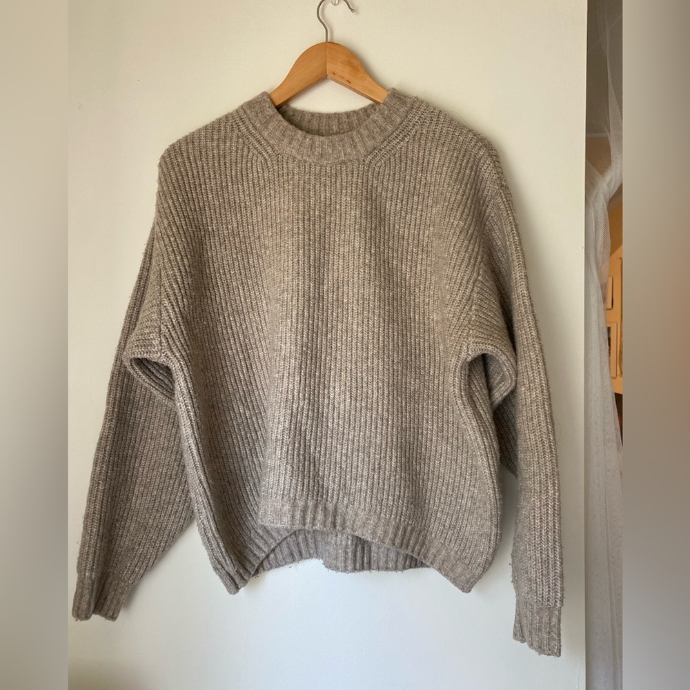 Oatmeal Knit Sweater